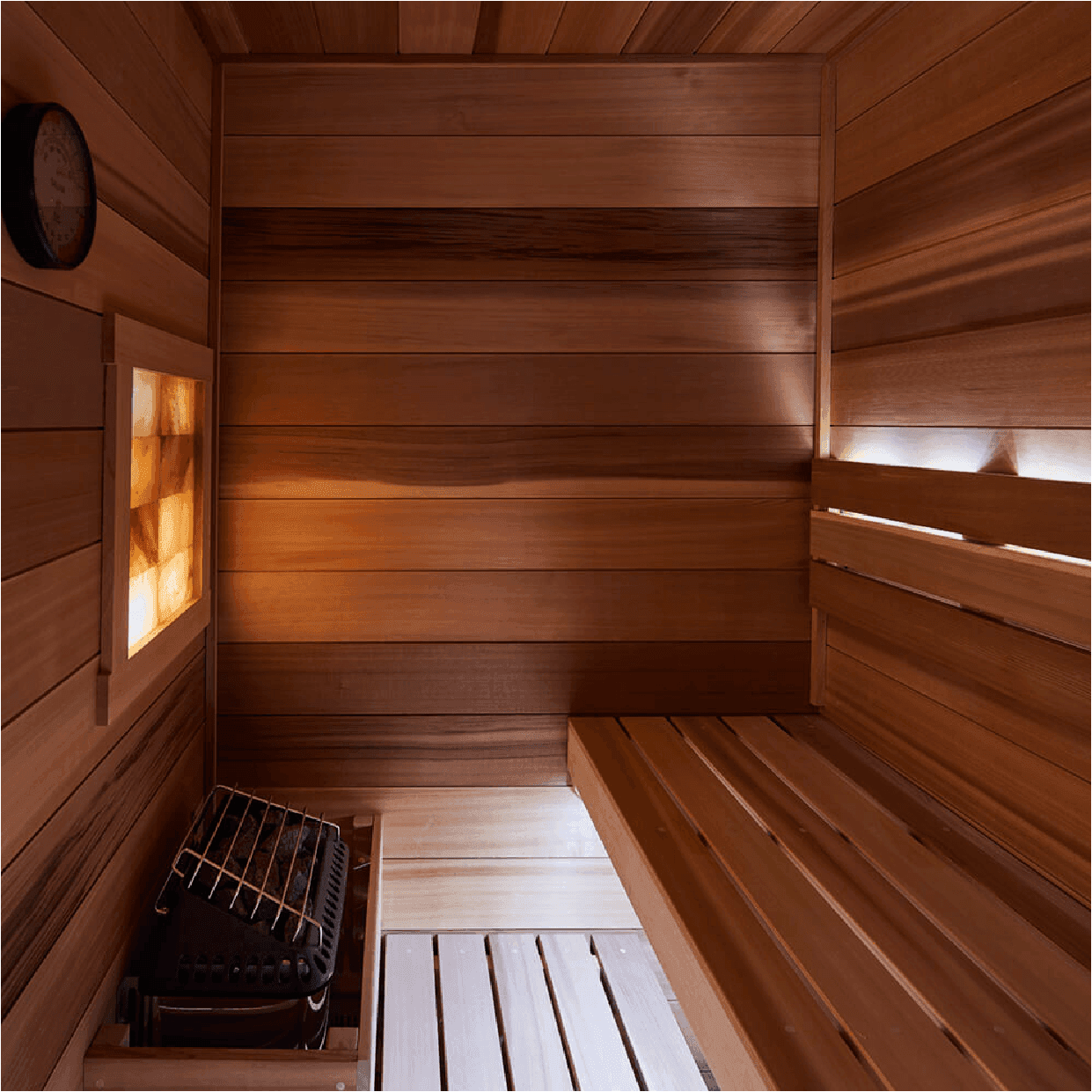 Sauna inside